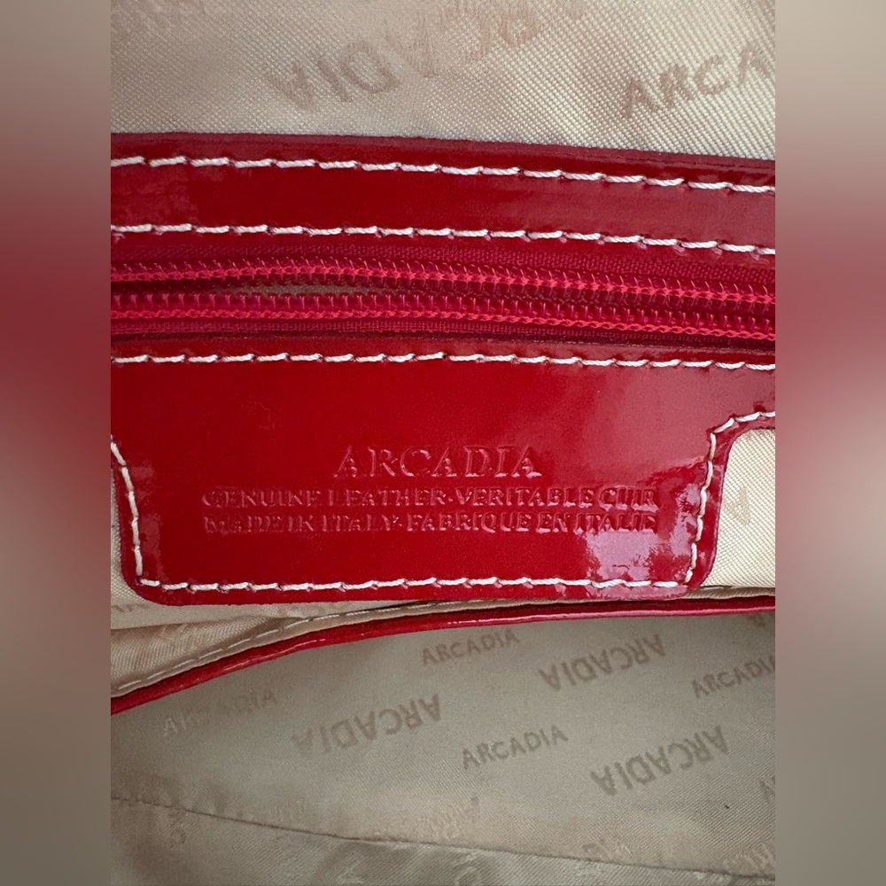 Arcadia gorgeous red handbag/cross body bag - Picture 7 of 13